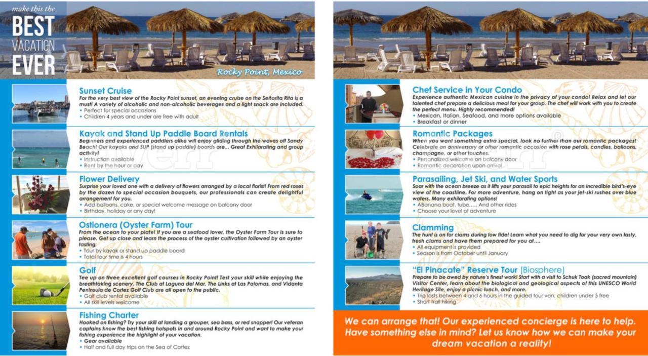 Sonoran Sea Resort Beachfront Condo E203 Puerto Peñasco Exterior foto